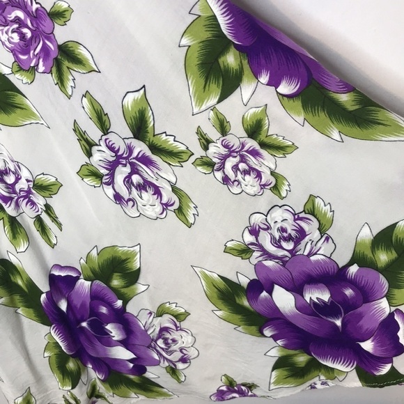 Floral knit handmade dress - Picture 4 of 9